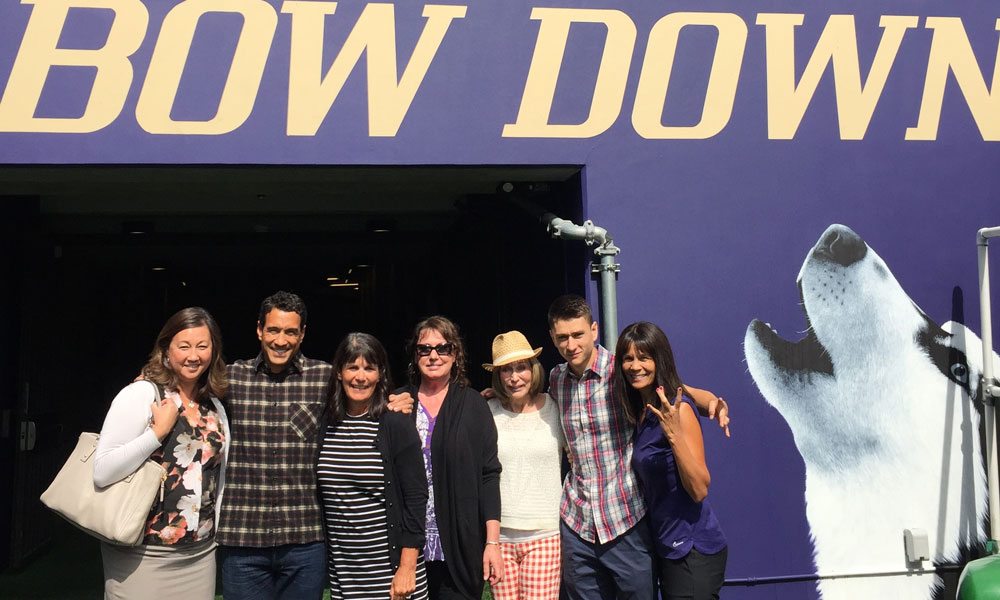 The Names Family at Husky Stadium