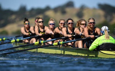 Women's Rowing competes in 2017 Pac-12 Championship