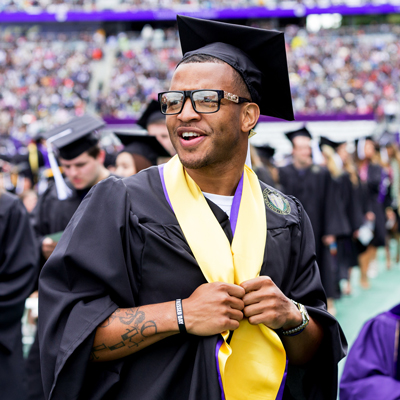 Will Conroy at graduation