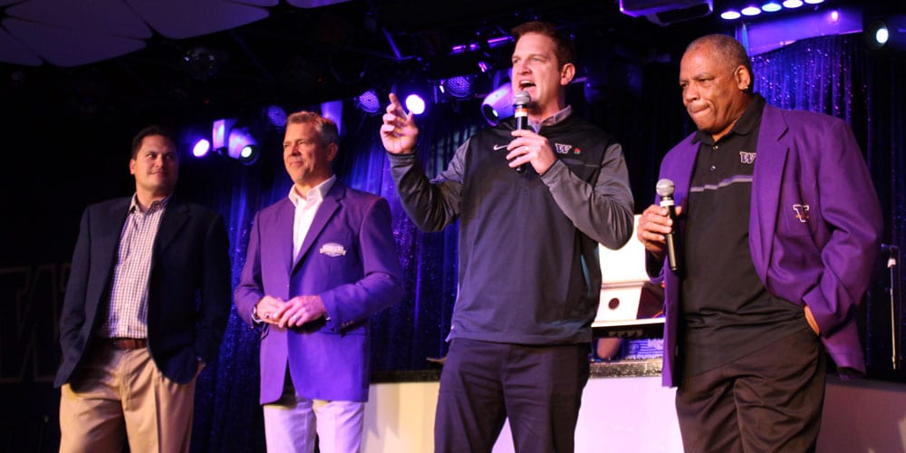 Marques Tuiasosopo, Mark Brunell, Damon Huard, and Michael Jackson