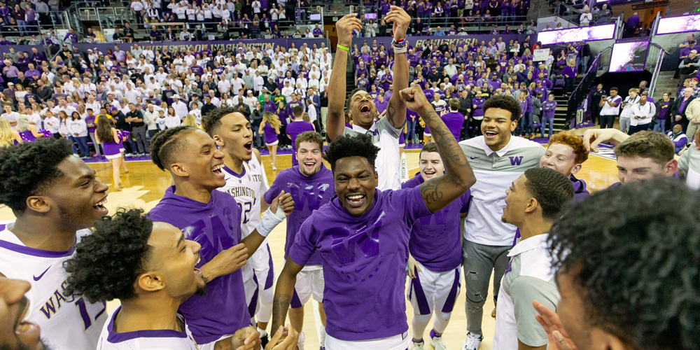 Men's Basketball Celebration