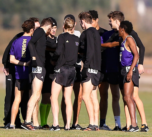 Men's Cross Country team at Pac-12 Championships