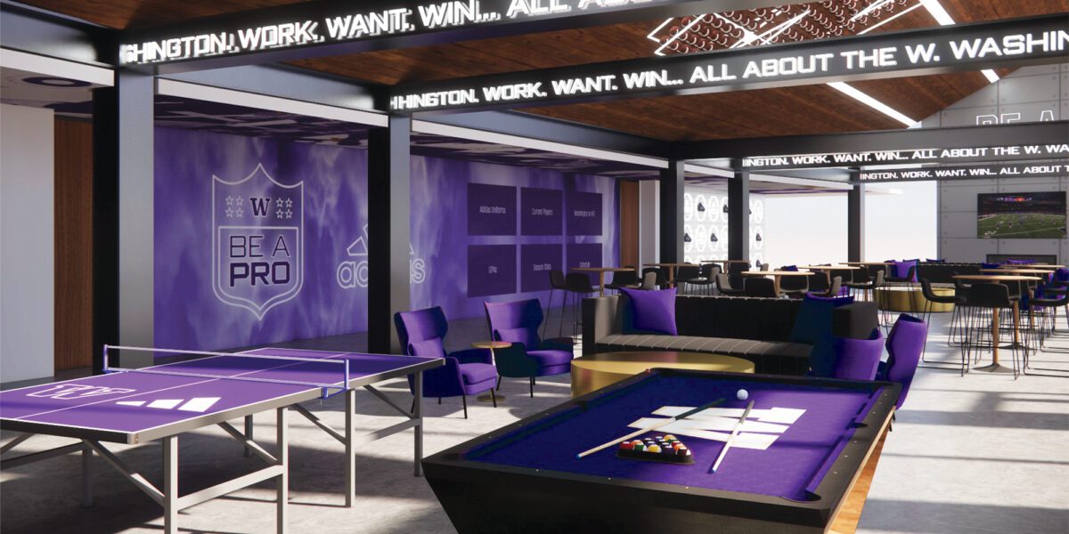 Rendering of new Football operations