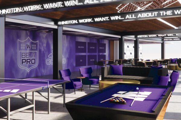 Rendering of new Football operations